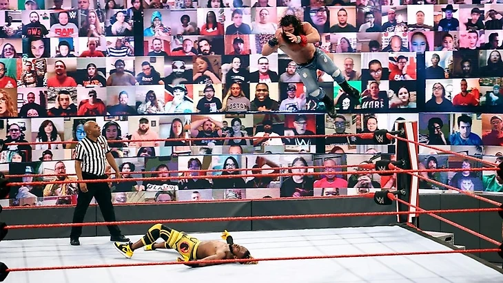 Обзор WWE Monday Night RAW 19.04.2021, изображение №15