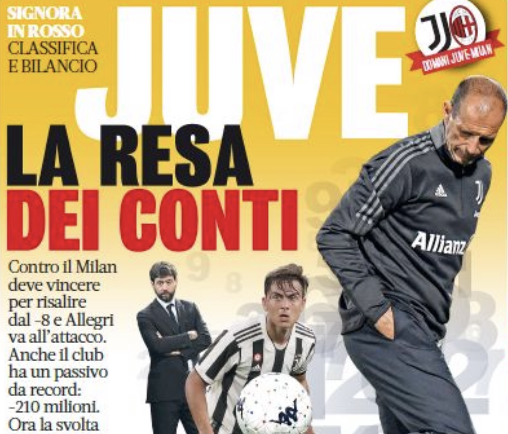 «Юве», расплата. Заголовки Gazzetta, TuttoSport и Corriere за 18 сентября