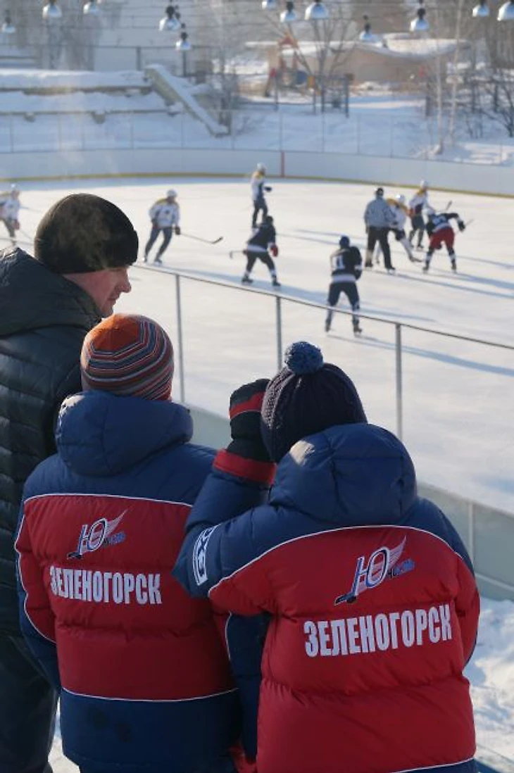 Фрагмент матча &quout;Алмаз&quout; (Зеленогорск) – &quout;Ачинск-Роснефть&quout; (Ачинск)