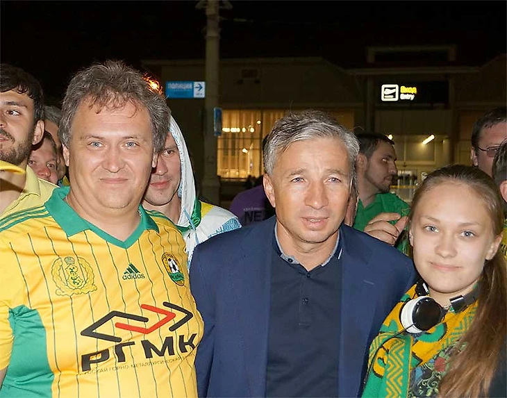 Дан с болельщиками Кубани