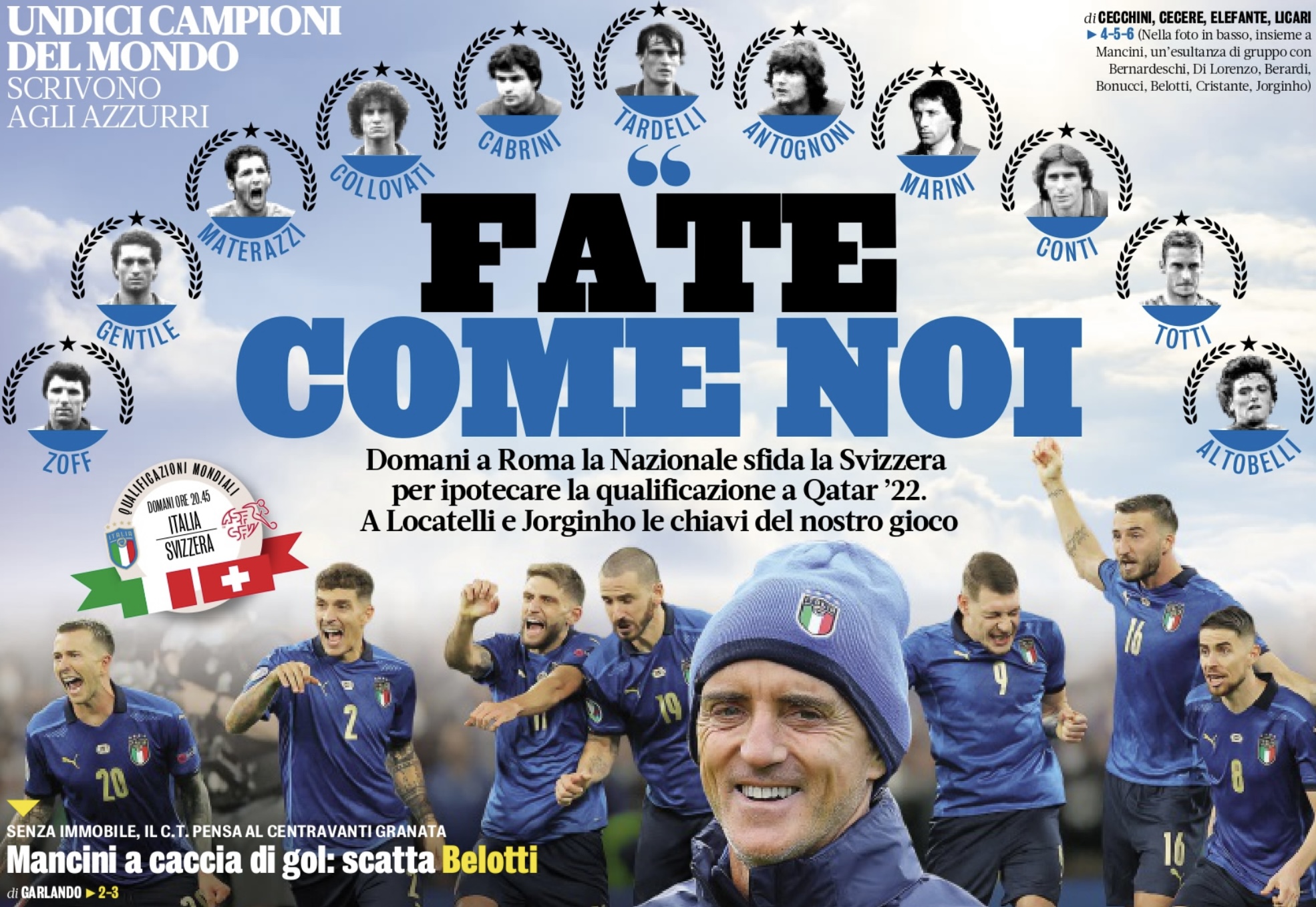 «Сделайте как мы». Заголовки Gazzetta, TuttoSport и Corriere за 11 ноября