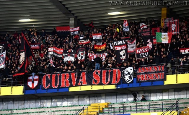 Кьево 1-2 Милан, 9 марта 2019 года: фото Curva Sud