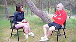 Ловкий и умелый польский футболист спас журналистку ударом ноги