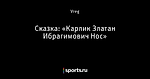 Сказка: «Карлик Златан Ибрагимович Нос»