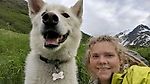 Хаски дважды спас глухую девушку, упавшую в реку на Аляске