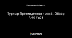 Турнир Претендентов - 2016. Обзор 3-го тура