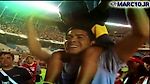 Juan Román Riquelme cantando ''Yo Soy Bostero''