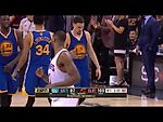 Klay Thompson's Offensive Foul defended by Tristan Thompson