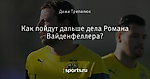 Как пойдут дальше дела Романа Вайденфеллера? - Боруссия Дортмунд - Блоги - Sports.ru