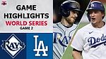 Tampa Bay Rays vs. Los Angeles Dodgers Game 2 Highlights | World Series (2020)