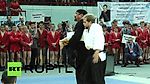 Стивен Сигал провел мастер-класс по айкидо на открытии Всероссийского турнира по самбо в Саратове