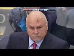 Trotz auditioning for toughest coach in NHL shakes off puck to head