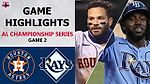 Houston Astros vs. Tampa Bay Rays Game 2 Highlights | ALCS (2020)