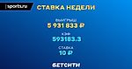 Игрок БЕТСИТИ превратил 10 рублей почти в шесть миллионов!