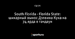 South Florida - Florida State: шикарный вынос Дэлвина Кука на 74 ярда в тачдаун