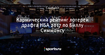 Кармический рейтинг лотереи драфта НБА 2017 по Биллу Симмонсу