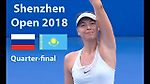 Sharapova vs Diyas Highlights / Shenzhen Open 2018 / Quarter-final