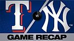 Minor, DeShields lead Rangers to shutout win | Rangers-Yankees Game Highlights 9/2/19