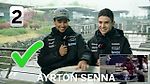 Force India's Sergio Perez and Esteban Ocon | F1 Grill The Grid 2017