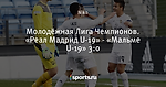 Молодёжная Лига Чемпионов. «Реал Мадрид U-19» - «Мальме U-19» 3:0
