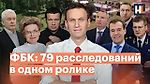 ФБК: 79 расследований в одном ролике