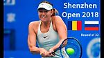Sharapova vs Buzarnescu Highlights / Shenzhen Open 2018 / Round of 32