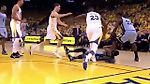 Draymond Green Hits Mike Conley in the Face, Game 2, May 5, 2015, 2015 NBA Playoffs
