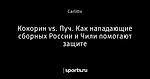 Кокорин vs. Пуч. Как нападающие сборных России и Чили помогают защите