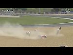 Синхронное падение Марка Маркес и Андреа Довициозо на Гран-при Франции