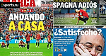 Заголовки испанских газет после поражения национальной сборной