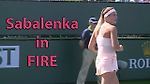 Sabalenka in FIRE / Sabalenka vs Kuznetsova Highlights / BNP Paribas Open 2018 / Round of 64