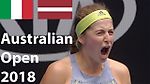 Ostapenko vs Schiavone / Best rally and interview / Australian Open 2018 / Round of 64