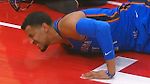 Andre Roberson Injury - Slips and Takes Scary Hard Fall! Westbrook Can't Look! Thunder vs Pistons