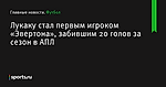 Лукаку стал первым игроком «Эвертона», забившим 20 голов за сезон в АПЛ - Футбол - Sports.ru