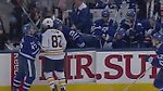Foligno checks Zaitsev into Leafs' bench 2/11/17
