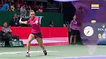 Halep vs Wozniacki Best rally / WTA Finals / Singapore 2017 / Group stage