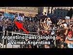 Crazy Argentina Fans Singing Vamos Argentina, Before Argentina vs Nigeria Match in Russia World Cup