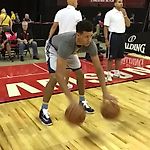 👀 the focus from Memphis Grizzlies rookie, Wade Baldwin at #NBASummer League.