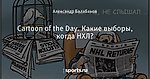 Cartoon of the Day. Какие выборы, когда НХЛ?