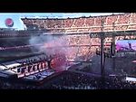 Флаг России поднят над Калифорнией. Rusev entrance at WrestleMania 31