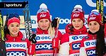 🥇 Сборная России выиграла золото в лыжной женской эстафете на Олимпиаде-2022