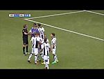 Heracles striker Paul Gladon misses two separate penalties in a minute v Willem II