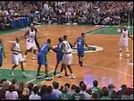 Kevin Garnett punches Dwight Howard's forearm Magic vs Celtics Eastern Conference Finals Game 6