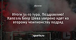 Итоги 31-го тура. Поздравляю! Хапоэль Беер Шева уверено идет ко второму чемпионству подряд