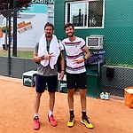 Karen Khachanov on Instagram: “Russian power 🇷🇺🙌🏻 @flymonkeyrus  Not every day you get the chance to share the court with 2 Russian legends!  Unfortunately…”