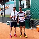 Karen Khachanov on Instagram: “Russian power 🇷🇺🙌🏻 @flymonkeyrus Not every day you get the chance to share the court with 2 Russian legends! Unfortunately…”