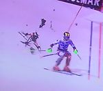 🔴 AERIAL DRONE FALLS FROM SKY Marcel Hirscher during Slalom Race 2015
