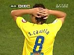 Season 2007/2008. Villarreal CF - FC Barcelona - 3:1 (highlights)