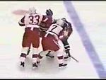 Probert vs Domi, Red Wings at Rangers Feb 9, 1992