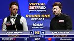 Virtual Betfred World Championship | Day One | Round One | Judd Trump vs Yan Bingtao